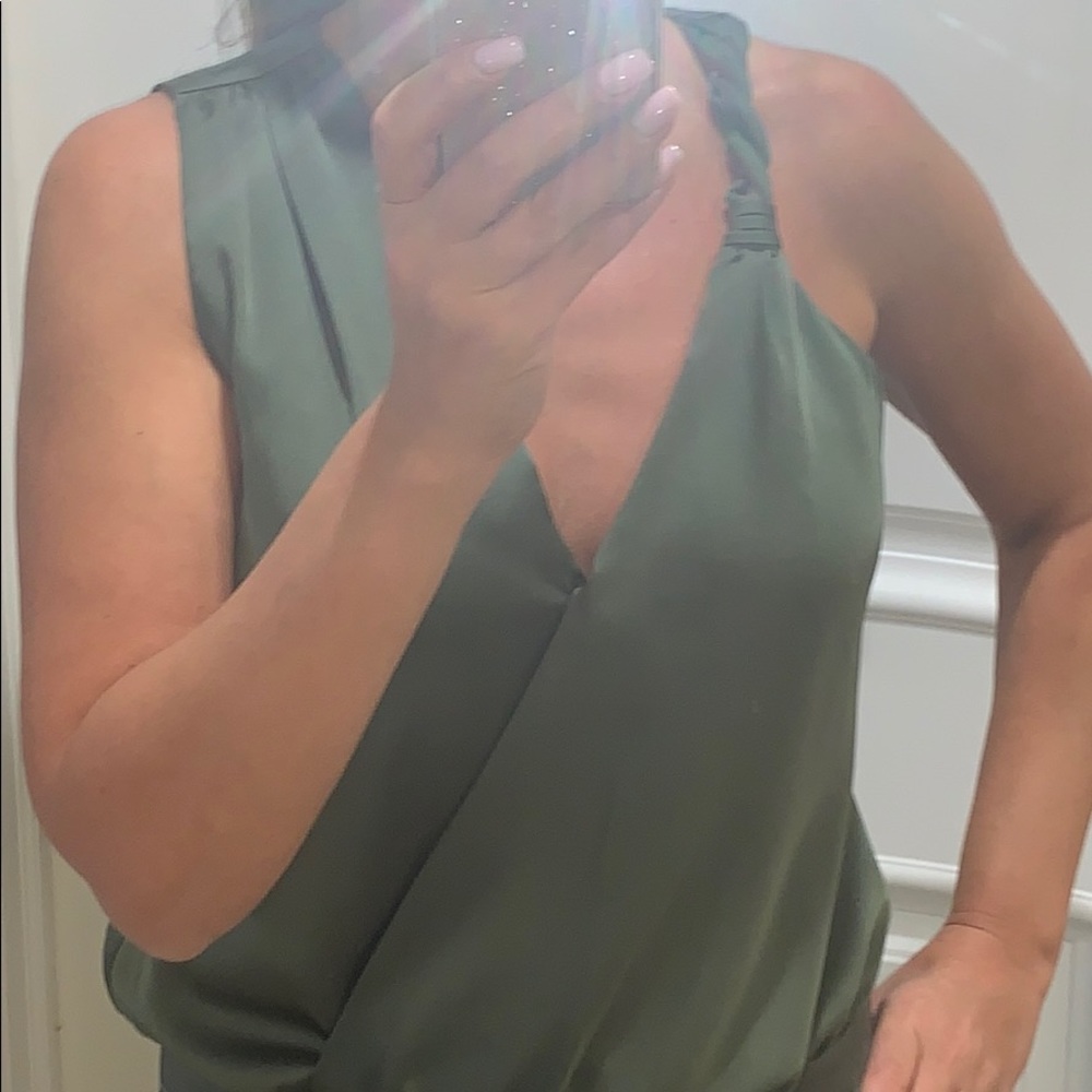 Sexy olive green bodysuit